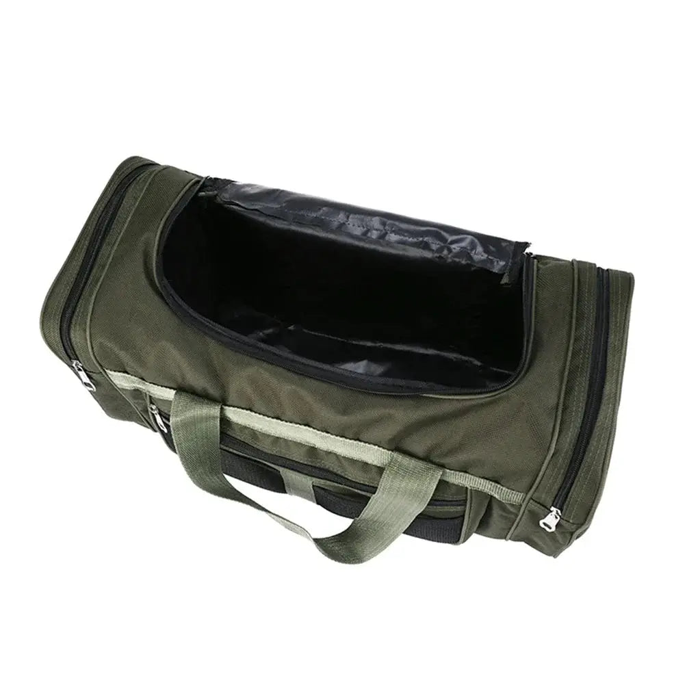 Simples Market Oxford wet/dry separation gym bag, olive green, large capacity, waterproof.