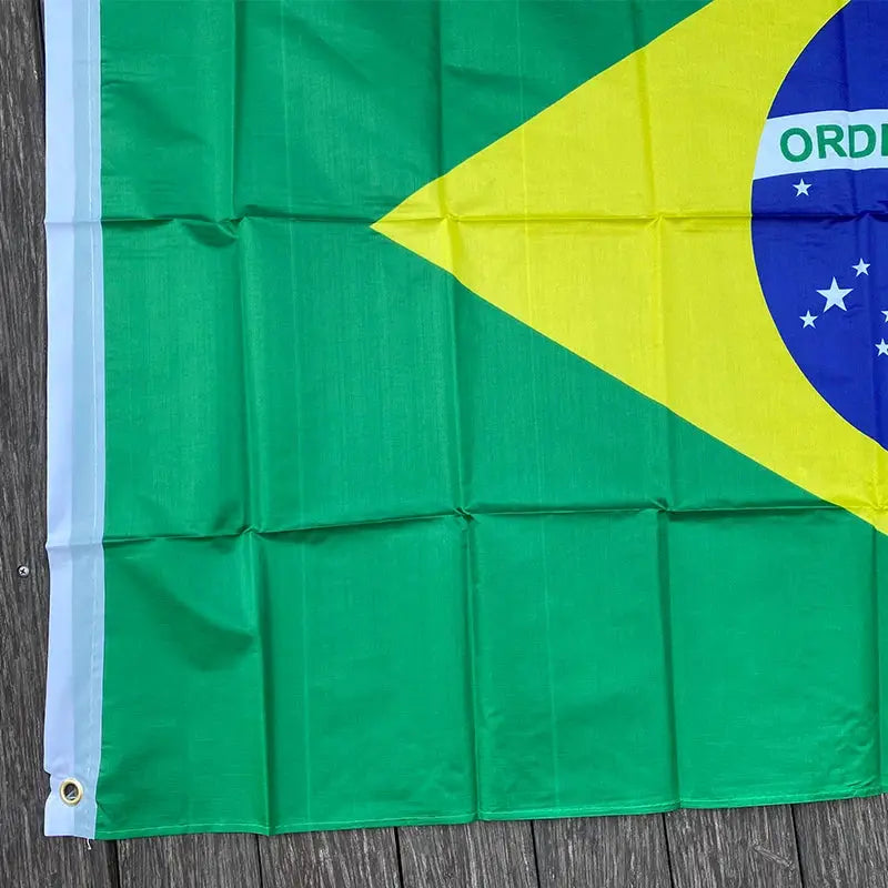 90x150cm Brazilian Flag Polyester Banner For Celebrations Outdoor