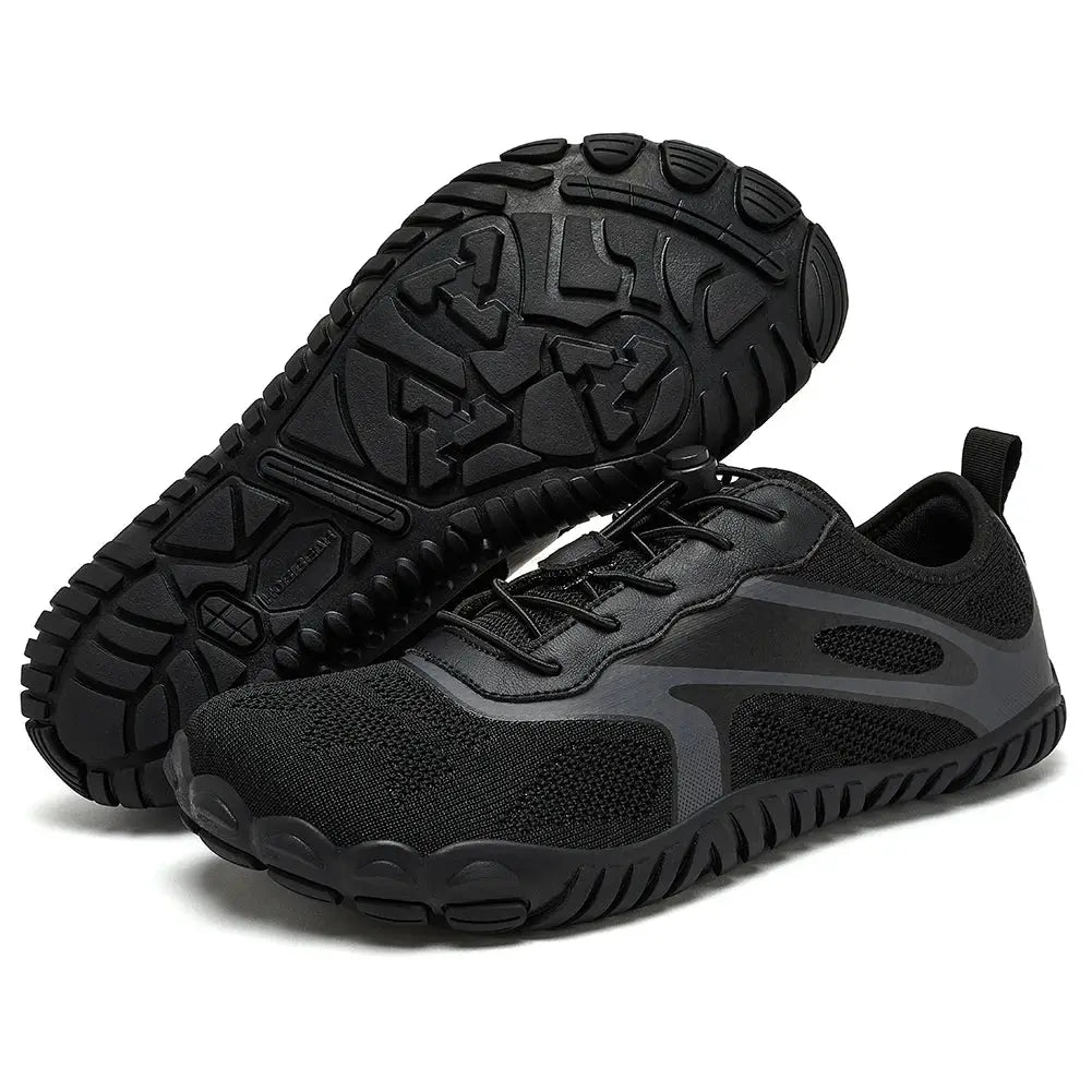 Hobibear Unisex Barefoot Shoes Wide Toe Zero Drop Beach Walking Sneakers With Elastic Band Closure Running Shoes