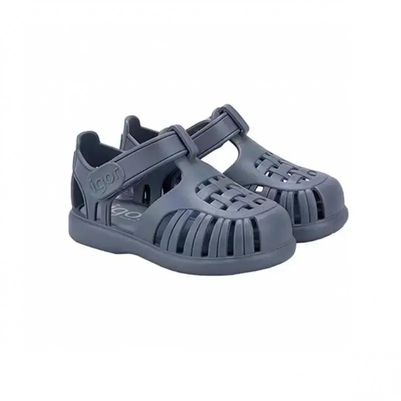 Classic Design Summer Roman Sandals For Kids Boys And Girls Breathable Casual Beach Footwear Solid Color