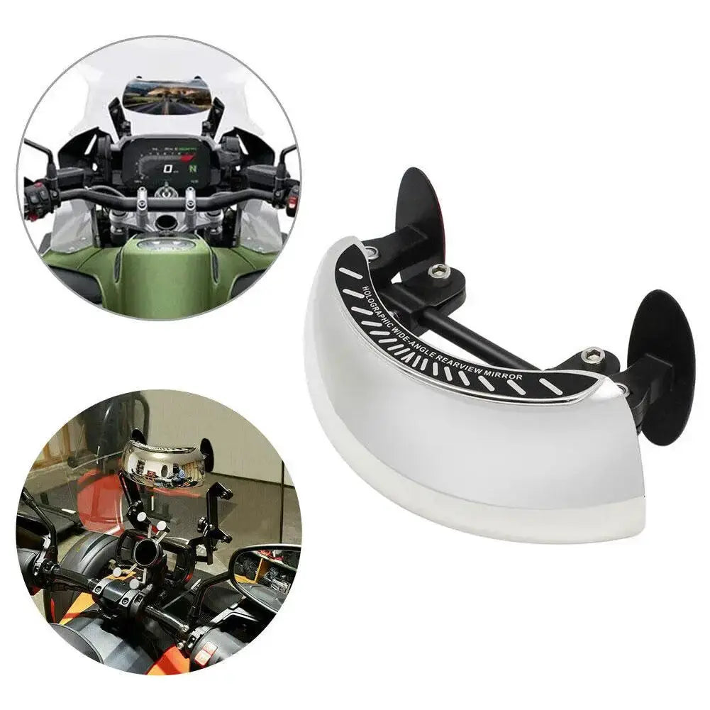 Motorcycle Windscreen 180 Degree Blind Spot Mirror Wide Angle Rearview Mirror For BMW Yamaha Honda
