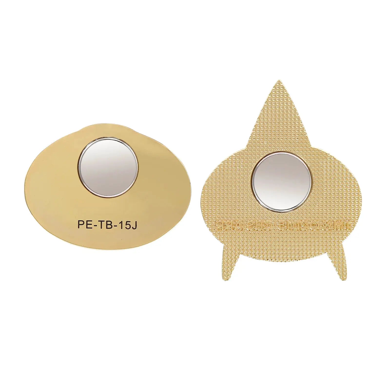 Star Trek The Next Generation Magnetic Communicator Badge Pin Metal Costume Accessory Replica Cosplay Prop