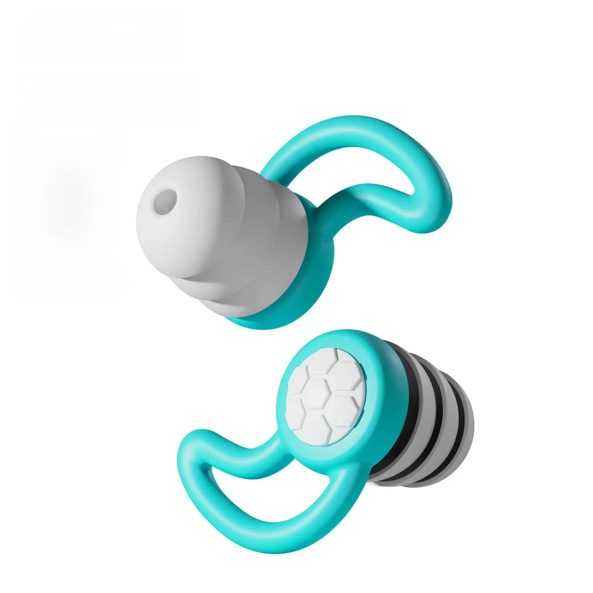 Silicone Noise Cancelling Earplugs Three Layer Noise Filter for Sleep and Swimming Waterproof