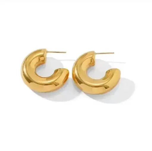 6 Piece Geometric Statement Earrings Set For Women CCB Hollow Zinc Alloy Jewelry For Daily Wear And Party