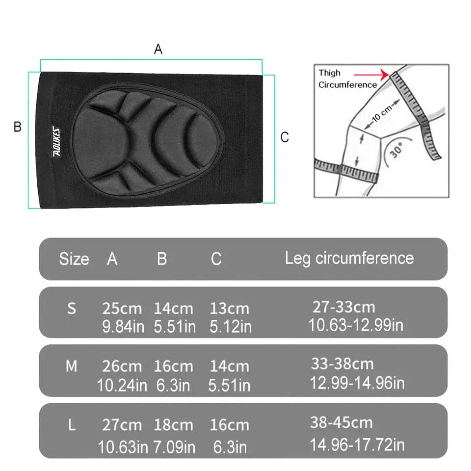 AOLIKES 1 Pair Knee Pads Anti Slip Knee Guards With Thick EVA Foam For Volleyball Football Dance Knee Sleeve