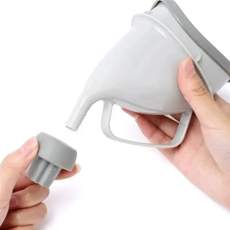 Portable Urine Toilet Aid For Car Travel And Outdoor Use Unisex Urinal Funnel For Men Women And Children Camping Toilet