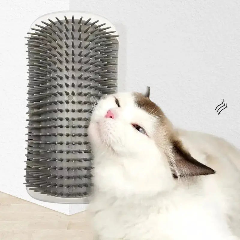 Massage Pet Cat Brush Corner Scraper Hair Removal Comb for Kitten Cat Removable Scratcher Clean Beauty Grooming Tool