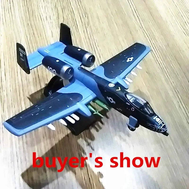 Military Series Building Blocks A10 Thunderbolt II And F14 Tomcat Fighter Aircraft Set For Kids Birthday Gift