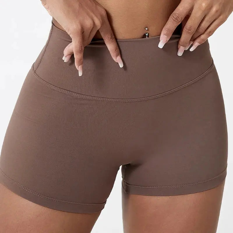 Hearuisavy Womens Running Shorts Compression High Waist Buttock Lift Leggings For Cycling Yoga Breathable Fitness Gear