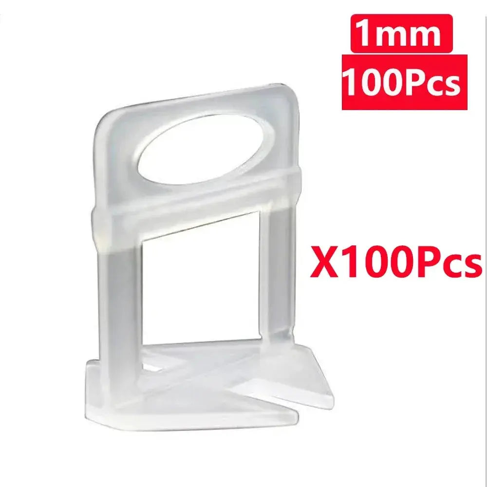 Tile Leveling System For Floor And Wall Installation With Wedges Clips And Pliers Spacers For Precise Tile Alignment