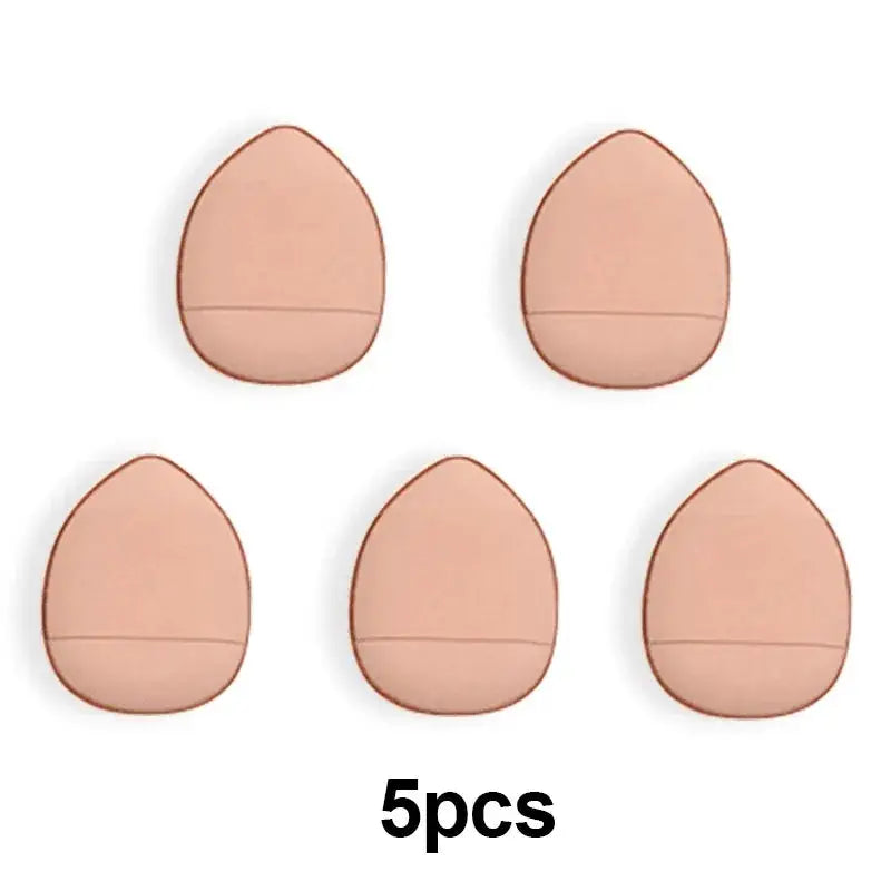 5 To 10 Pcs Mini Finger Puff Foundation Applicators Set For Foundation Concealer BB Cream Powder Makeup Tools