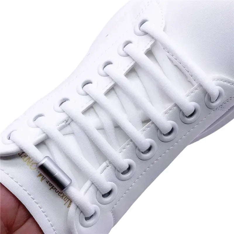 Elastic No Tie Shoelaces For All Shoes One Pair Kids And Adults Quick Lacing Flat Sneakers
