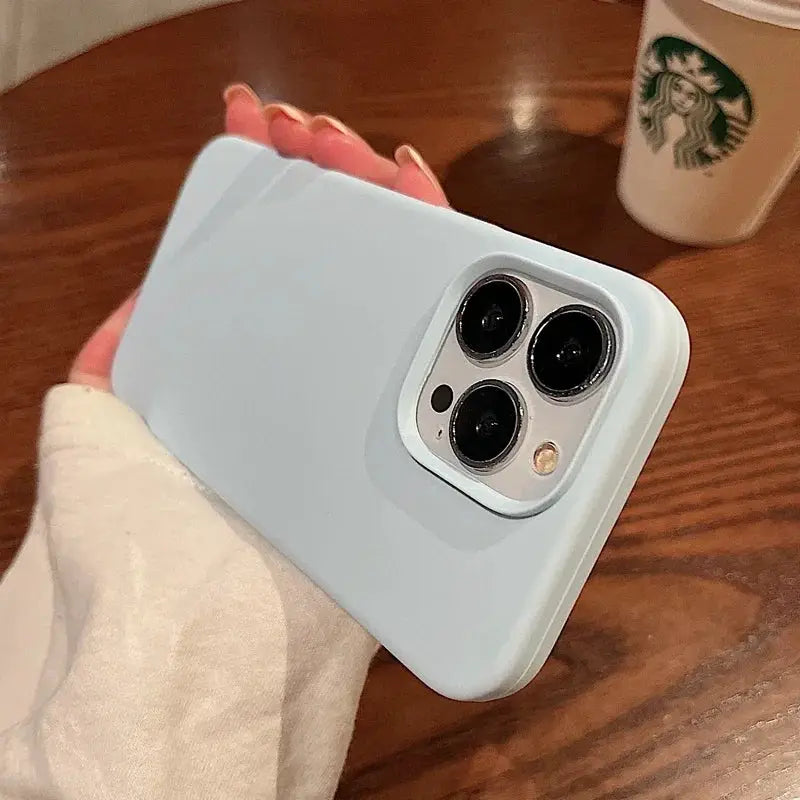 Genuine Liquid Silicone Rugged Case for iPhone 11 to 16 Pro Max Plus Shockproof Soft Back Titanium Gray