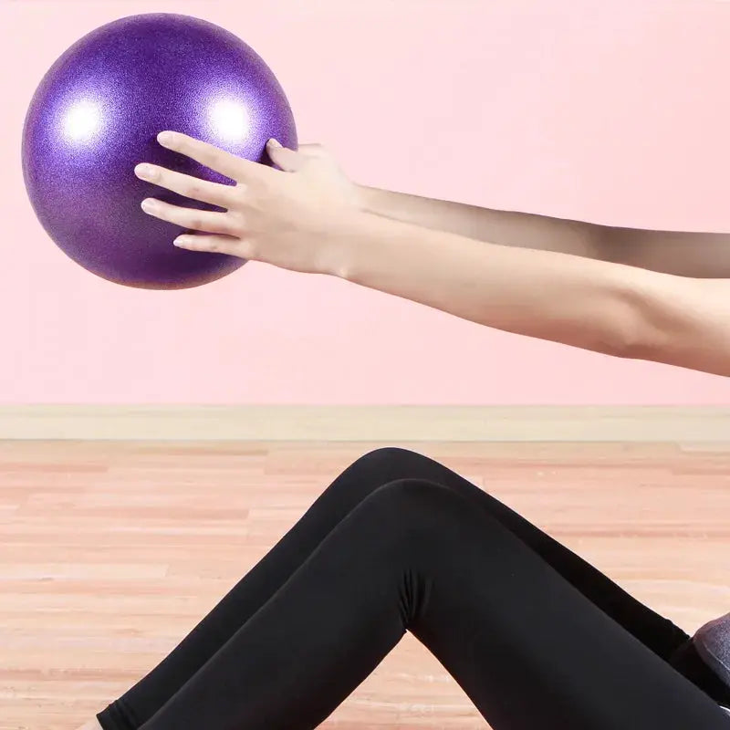 ZenFlex 25cm Mini Yoga Ball Explosion Proof Thick PVC Non Slip For Pilates And Home Workouts