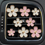 Car Outlet Vent Clip Perfume Diffuser Aromatherapy Freshener With Cute Flower Design