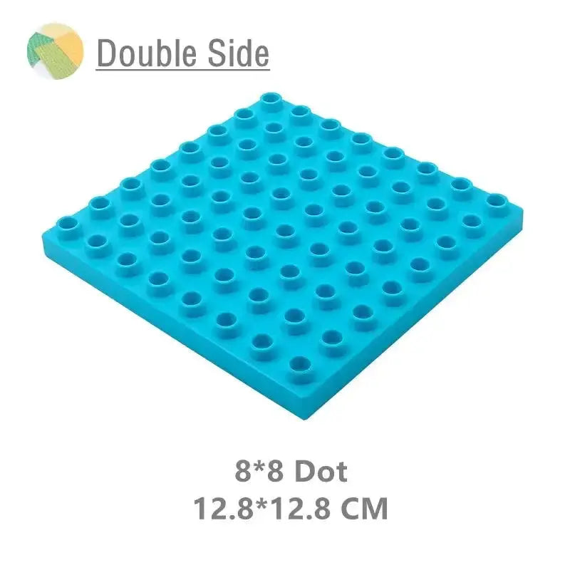 9 Sizes Big Building Plastic Blocks Base Plates Compatible With Large Bricks And Assembly Figures For Kids Toys