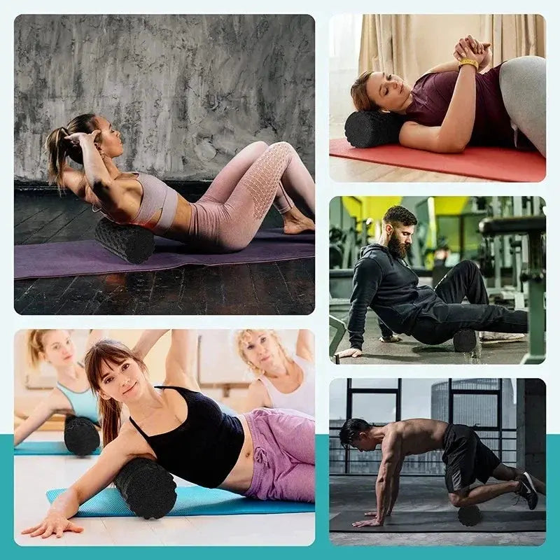 ProFlex 33cm High Density EPP Foam Roller For Deep Muscle Therapy And Recovery For Home Fitness