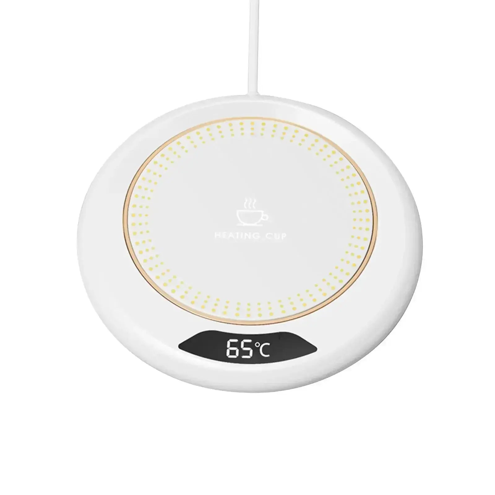 Thermostatic Heating Coaster USB Mug Warmer With 3 Speed Levels And Constant 55 Degrees Temperature