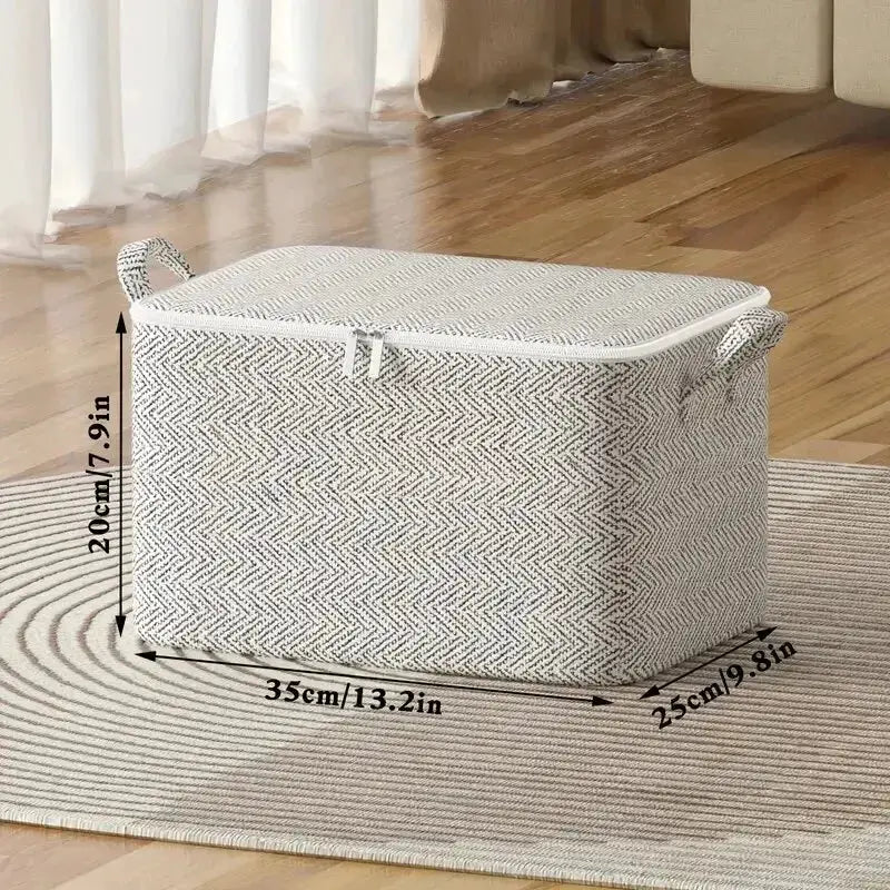 HomeHaven Large Capacity NonWoven Storage Bag For Closet And Wardrobe Durable Organizer For Quilts And Clothes