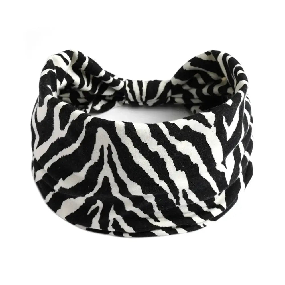 Zenora Wide Headband Non Slip Elastic Knot Hair Band For Yoga And Summer Sports Wear