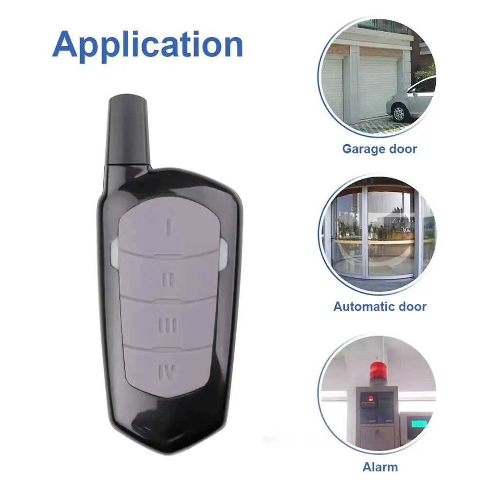 433MHz Garage Remote Control Duplicator For Rolling Code And Fixed Code Access Gate Door Opener