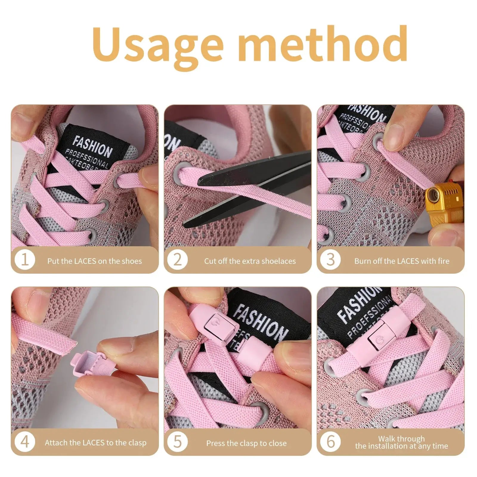 Elastic No Tie Shoelaces Press Lock For Sneakers 8mm Widened Flat Laces For Kids And Adults