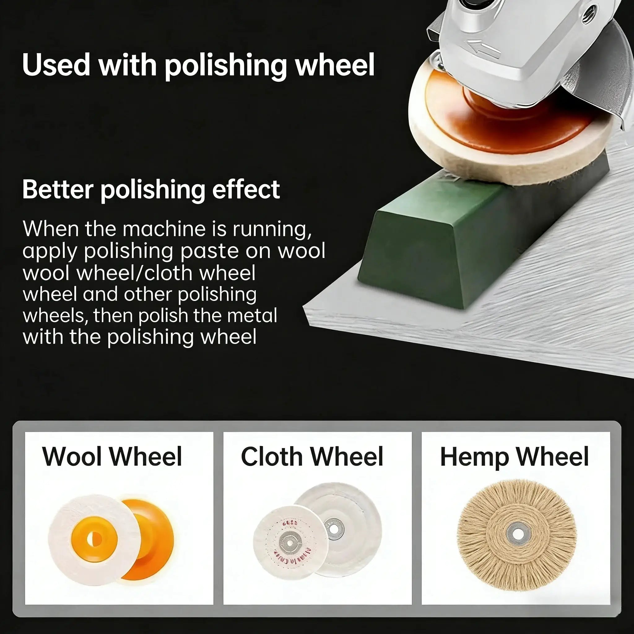 Green Polishing Paste For Metals Abrasive Compound For Stainless Steel Copper Aluminum High Gloss