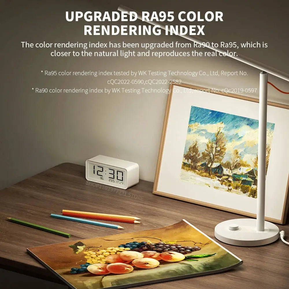 MIJIA Table Lamp 1S Enhanced Version Ra95 white desk lamp by Simples Market