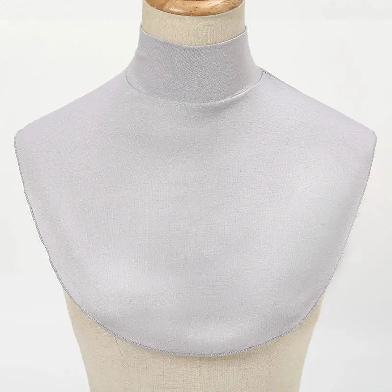 Modista Luxe Modal Turtleneck Hijab Extension With Detachable Neck Warmer For Warm Layered Look