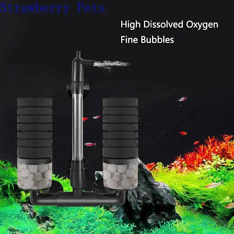 Biochemical Sponge Filter For Aquarium Bio Filter Quiet Operation Improves Water Quality And Oxygen Solubility
