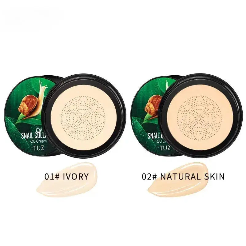 SnailSilk Beauty Snail Collagen BB Cream Mushroom Head Air Cushion CC Cream Hydrates Brightens Waterproof