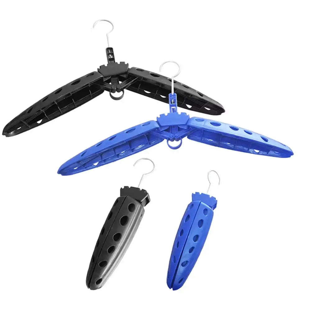 Dezition Foldable Wetsuit Hanger for Diving Drysuit Surf Gear Stand Durable Plastic Rack