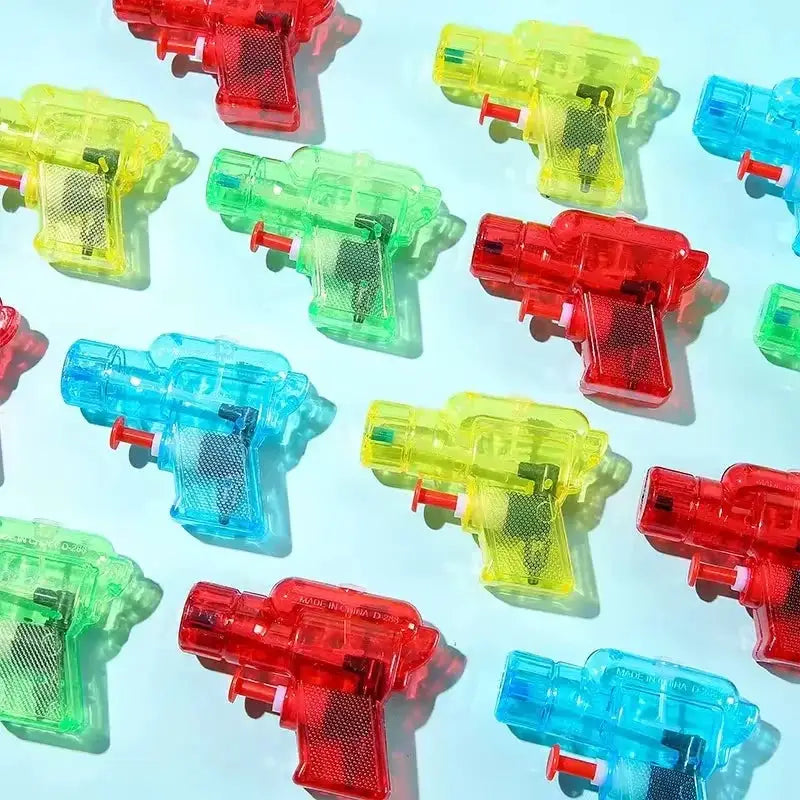 Six Pack Mini Summer Spray Water Guns For Outdoor Play Beach Toys Kids Party Favors Pinata Fillers Pool Fun