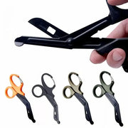 Rescue First Aid EMT Trauma Bandage Shears Medical Scissors 15 18.5 Cm Stainless Steel Milled Serrations Curved Tip