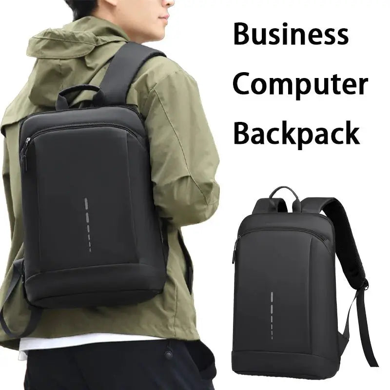 Ultra-lightweight 15.6-inch laptop backpack perfect for business and travel with ergonomic support, waterproof design.