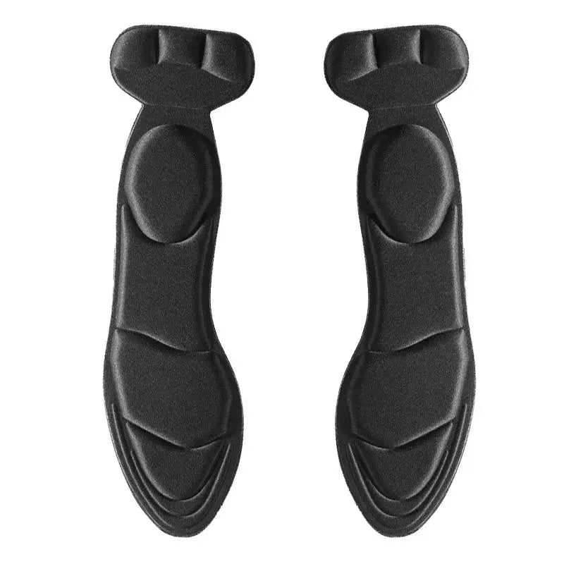 Pair of black memory-foam insoles for women's high-heel shoes, anti-slip, breathable comfort by Simples Market