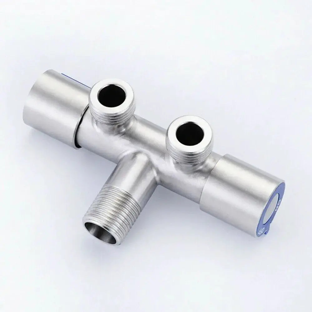 Double handle stainless steel cold water faucet for bathroom washing machine connections Simples Market