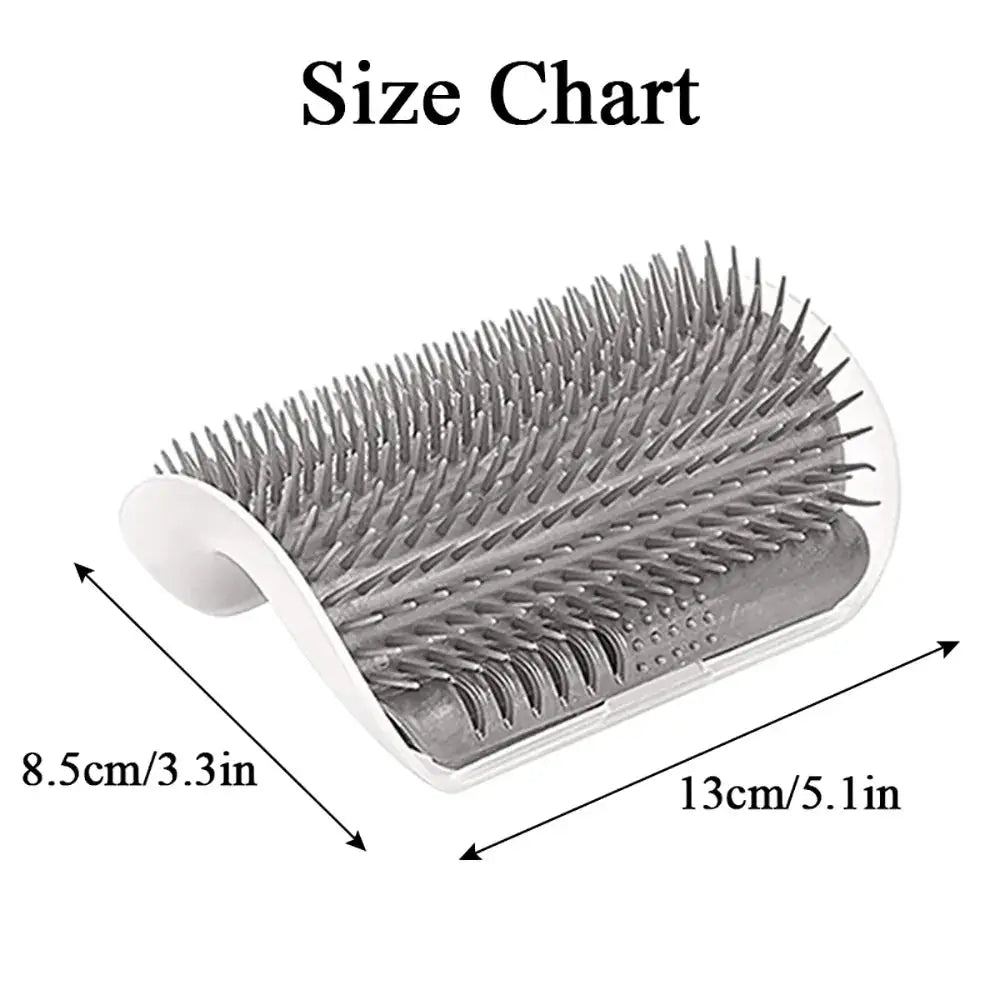 Massage Pet Cat Brush Corner Scraper Hair Removal Comb for Kitten Cat Removable Scratcher Clean Beauty Grooming Tool