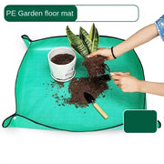 50x50 Cm Flower Pots Transplanting Mats Gardening Planting Mat PE Plant Repotting Mat Foldable Waterproof Gardening Pad