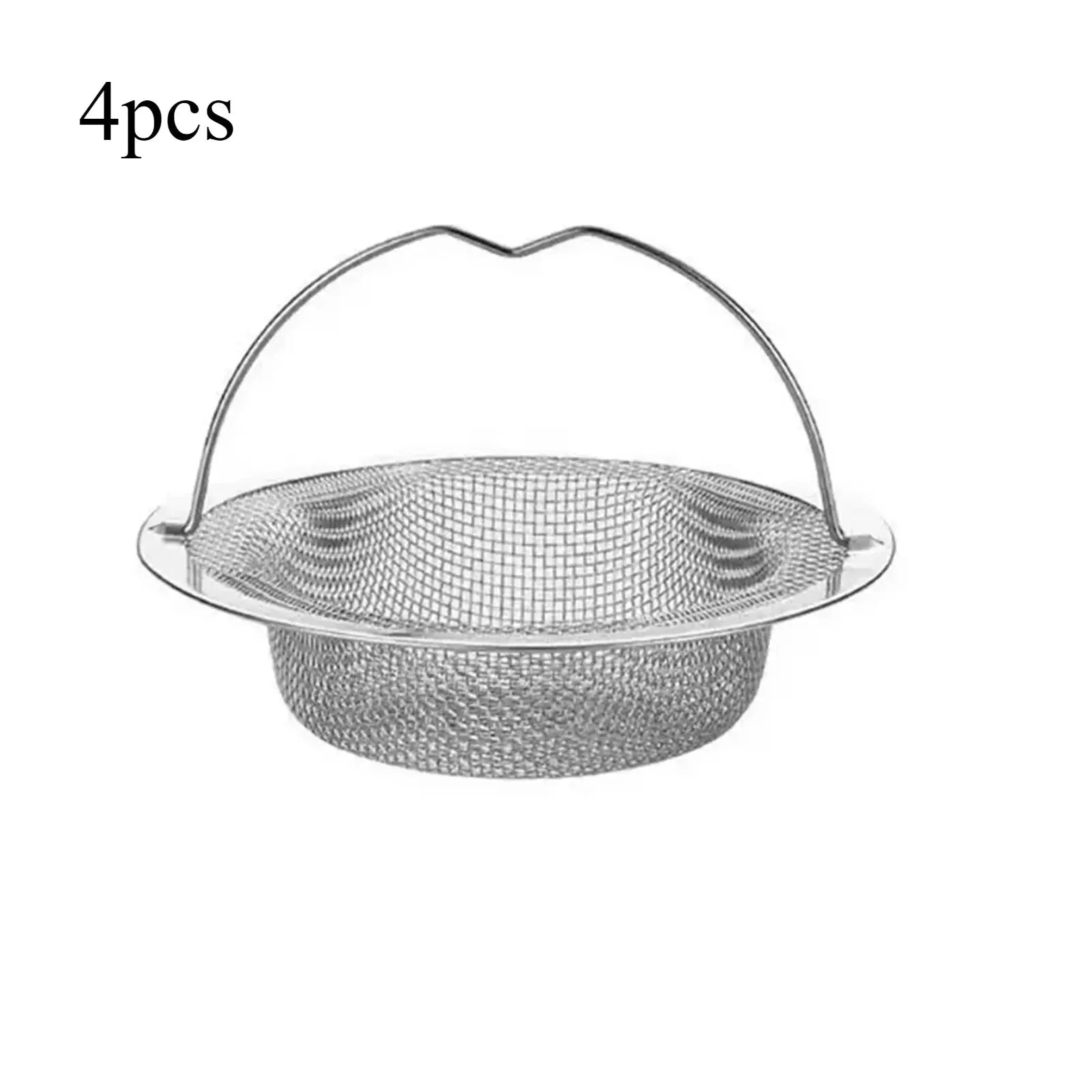 Stainless Steel Kitchen Sink Filter Hair Catcher 1 Piece Garbage Food Residue Drain Protector For Kitchen Bathtub