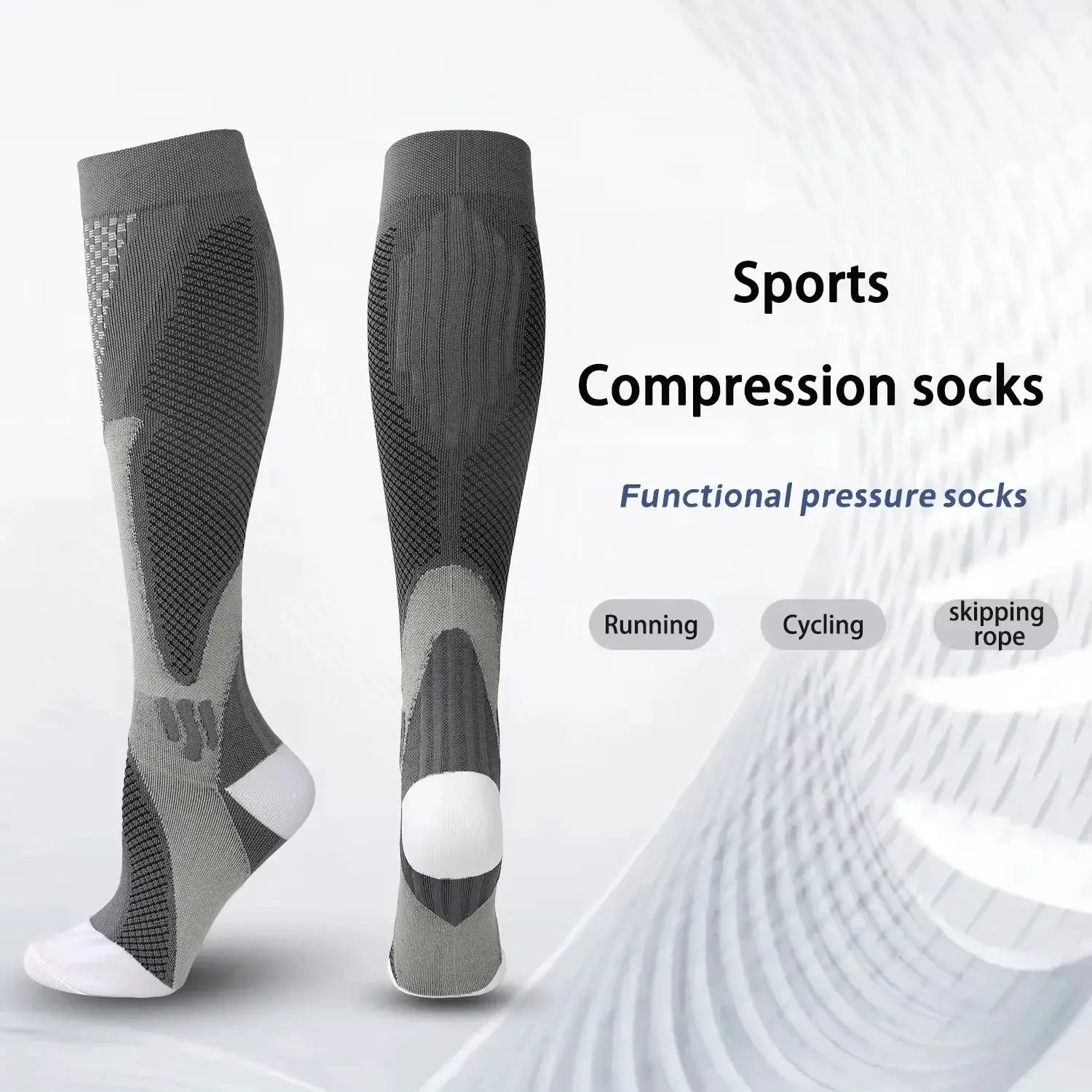 Compression Socks For Medical Nursing Pregnancy And Athletic Use Varicose Vein Prevention Support Stockings