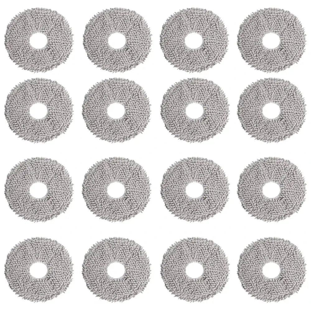 16Piece Durable Mop Cloth Set For Xiaomi X20 Plus X10 Plus X20 And X10 Robot Vacuum Replacement Mop Pad Spare Parts