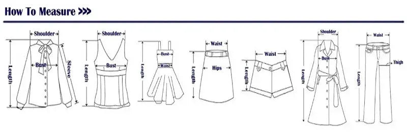 How to measure chart for women's shirts and blouses with labeled shoulder, bust, waist, and hips