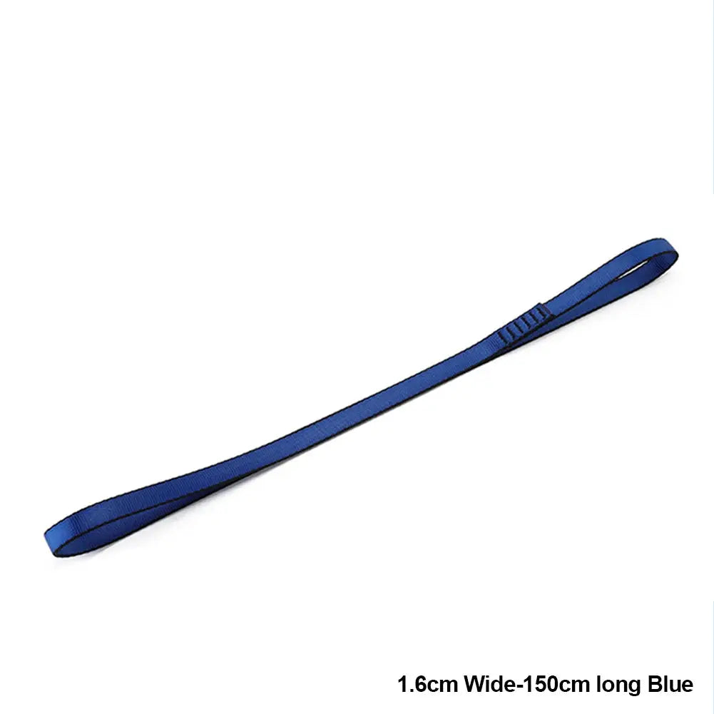 Climbing sling runner, blue, 1.6 cm wide by 150 cm long, 1pc Simples Market webbing strap