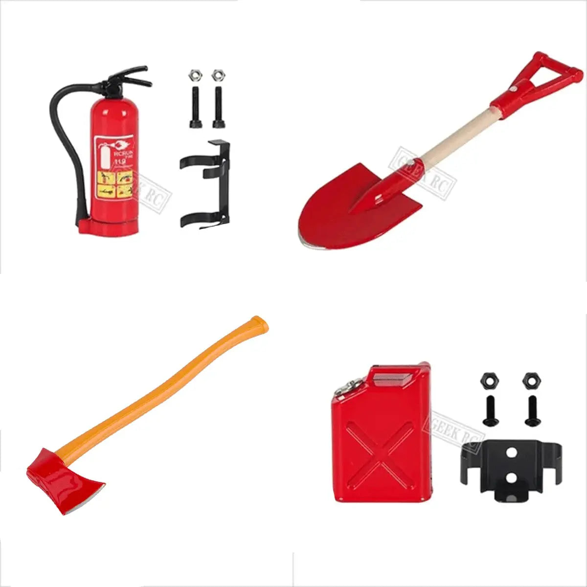 Malom RC Garage Tools Scale Accessories For 1 To 10 And 1 To 12 RC Cars Compatible With Axial SCX10 Capra TRX4