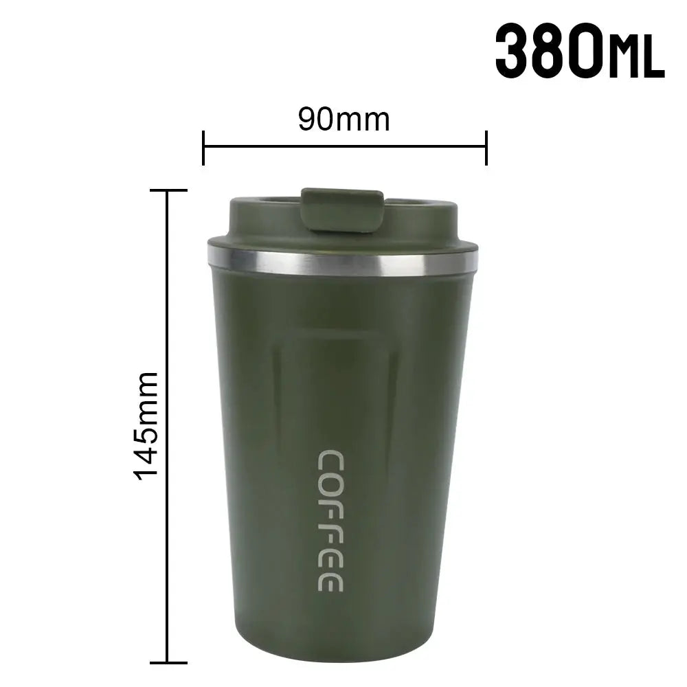 Thermo Cafe Car Thermos Travel Mug 380 And 510 Milliliters Leakproof Double Wall Stainless Steel