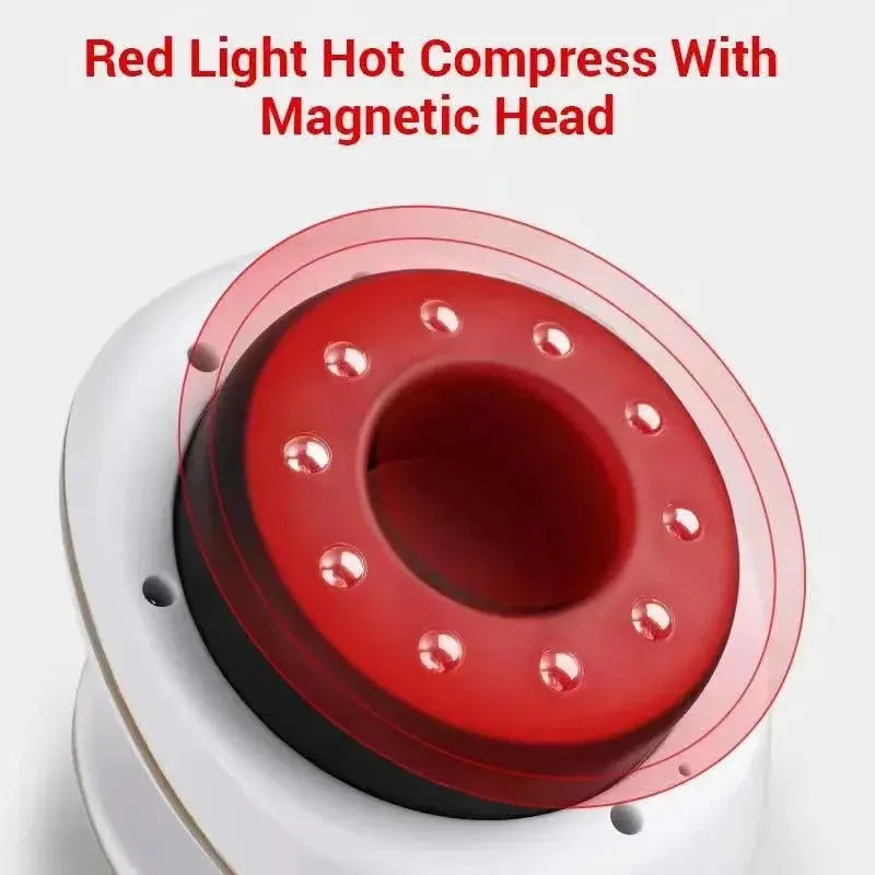 Simples Market electric cupping massager with red LED heated suction cup