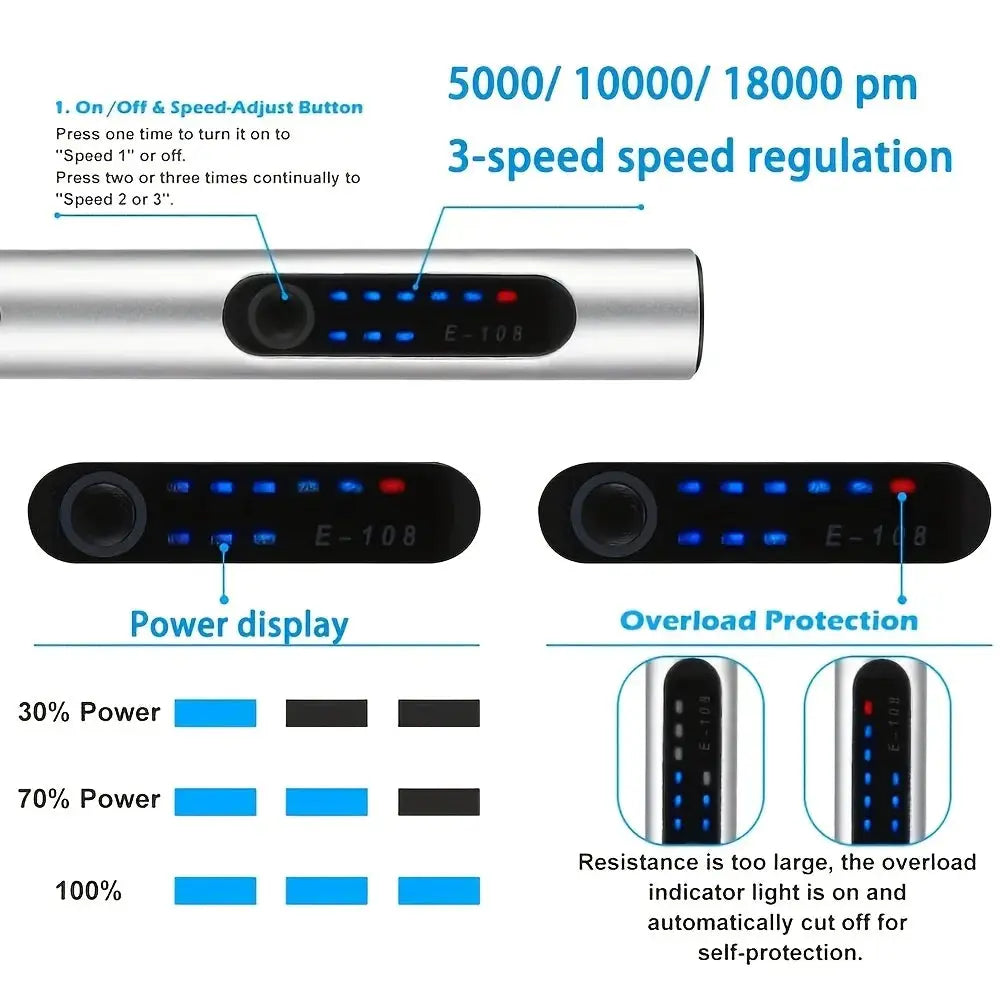 JANGKLIFE USB Cordless Rotary Tool Kit Engraving Pen For Jewelry Metal Glass Wood DIY Mini Wireless Drill
