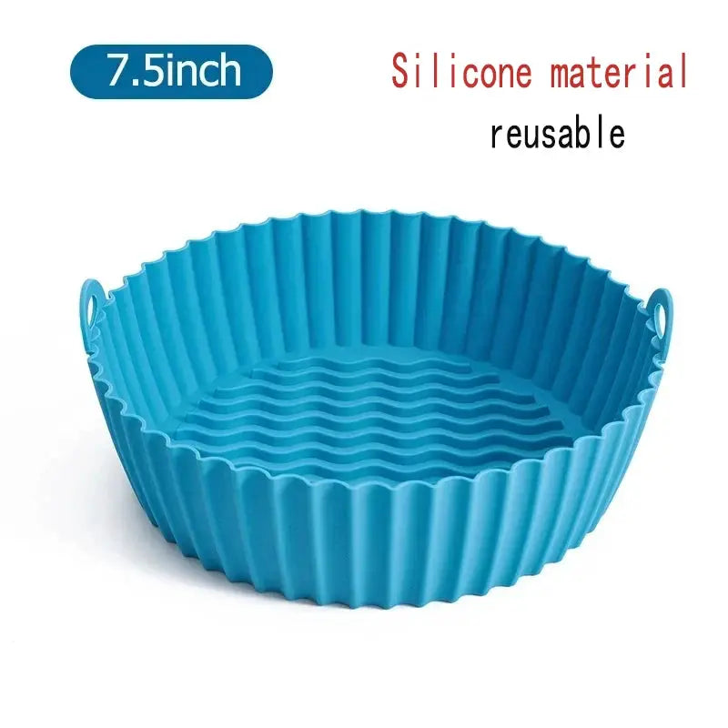 50 Pack Air Fryer Disposable Nonstick Round Parchment Paper Liners For Easy Cleanup