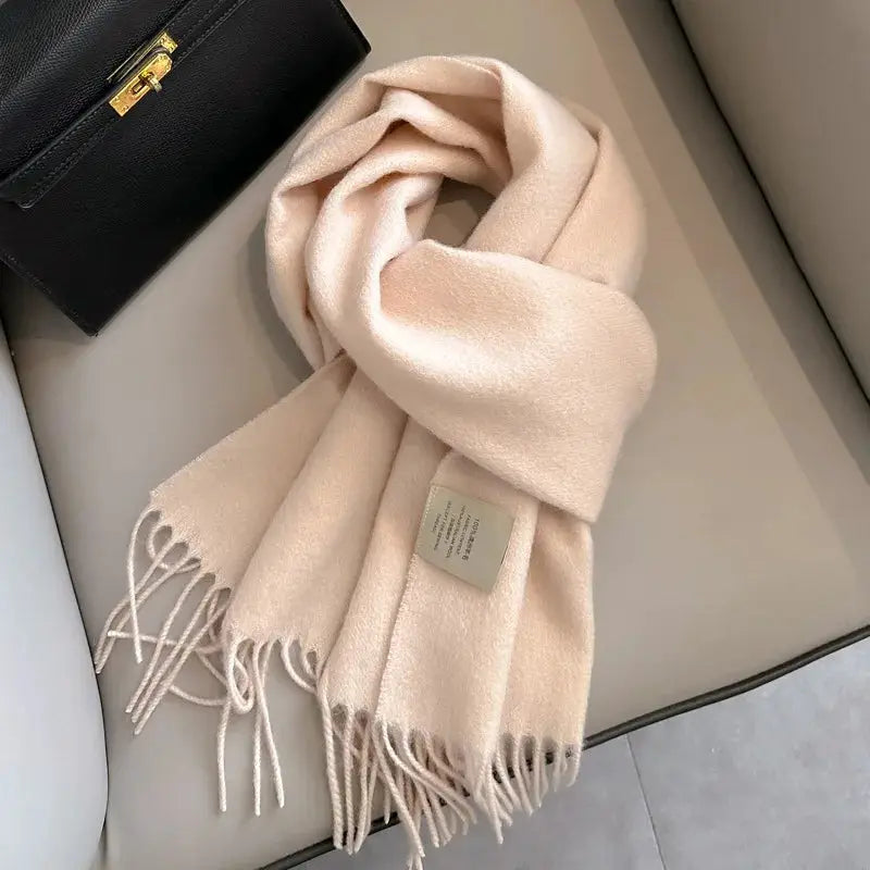 NordicWeave Winter Narrow Wool Scarf 28 Color Options 100 Percent Wool Lightweight Yet Warm Unisex